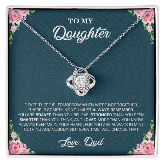 My Daughter | Smarter Than You Think - Love Knot Necklace